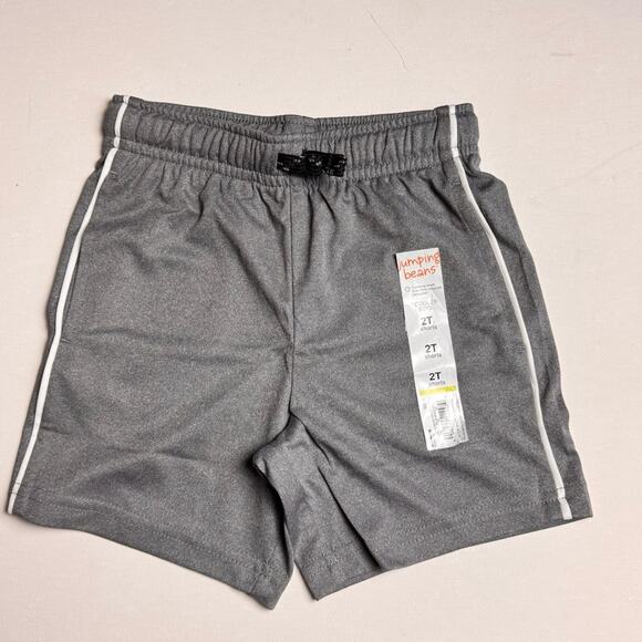 Jumping Beans Boy’s Season Style Summer Drawstring Gray Stripe Shorts Sz 2T - Picture 6 of 8